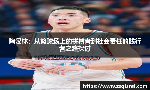 陶汉林：从篮球场上的拼搏者到社会责任的践行者之路探讨